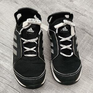 Adidas Black and White Athletic Shoes